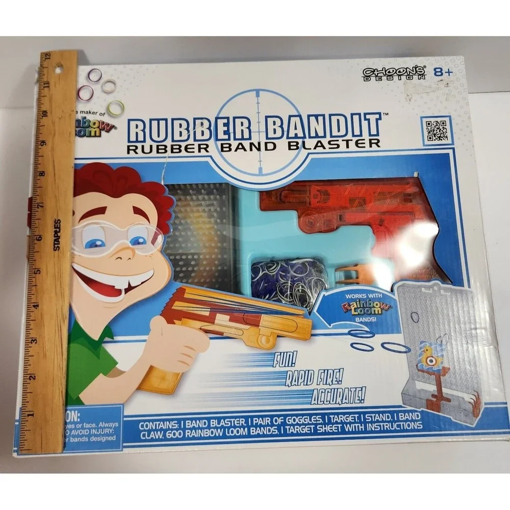 NEW Rubber Bandit Rubber Band Blaster Rainbow Loom